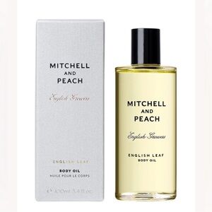 Mitchell and Peach English Growers Body Oil in English Leaf NEW IN BOX